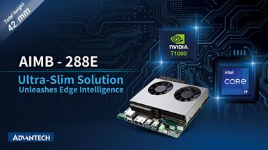 에지 AI 구축 가속화를 위한 엔비디아 Quadro GPU 탑재 AIMB-288E 출시
